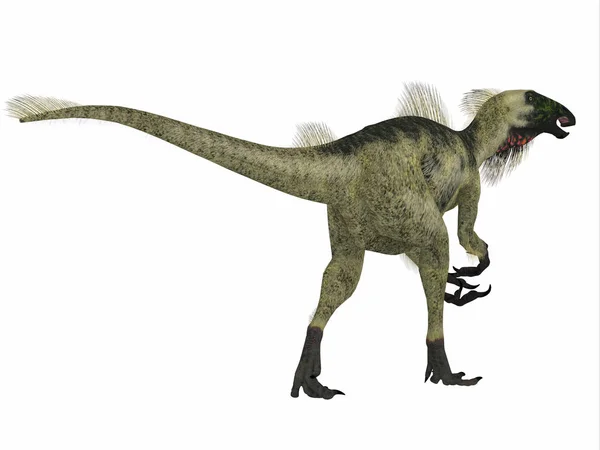 Динозавр Beipiaosaurus хвіст — стокове фото