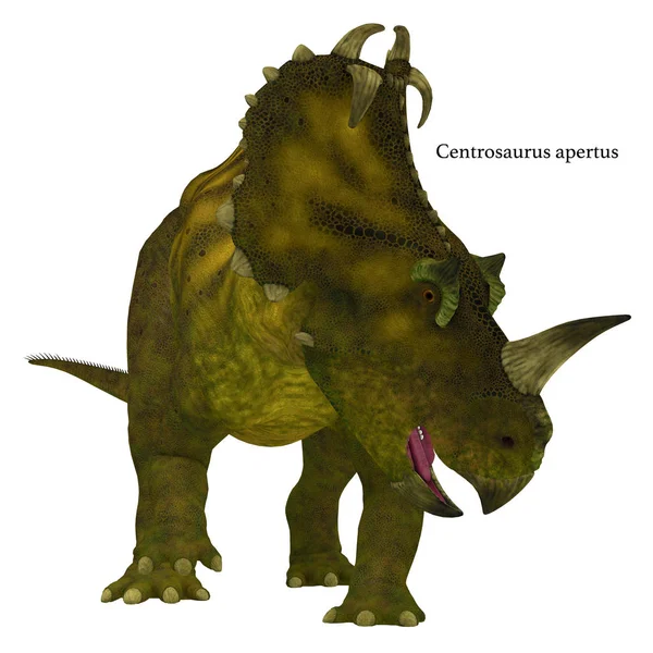 Centrosaurus dinosaurus hals franje — Stockfoto