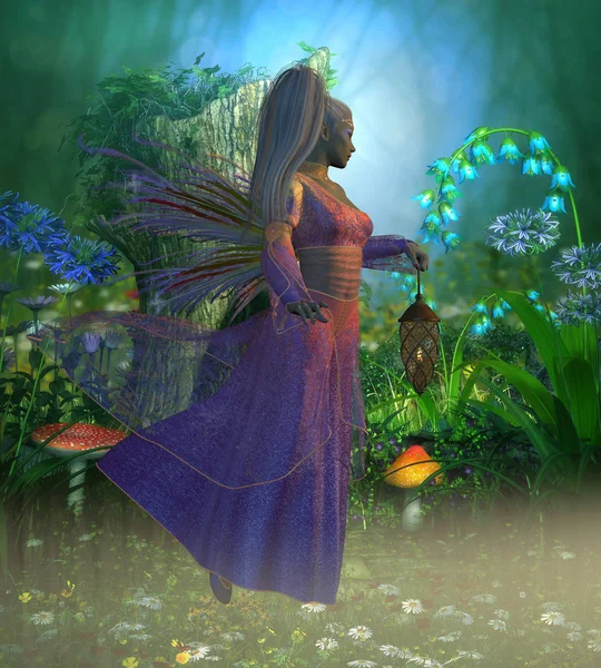 Forest Fairy Laryn — Stock Photo, Image