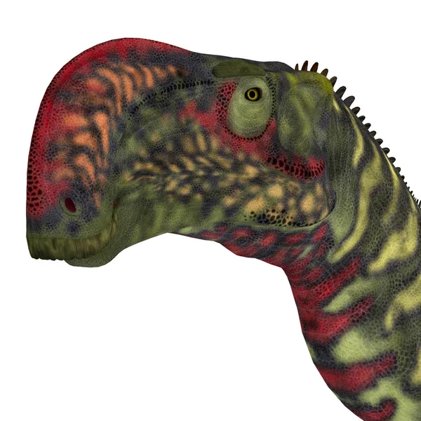 Голова динозавра Альтиринуса — стоковое фото
