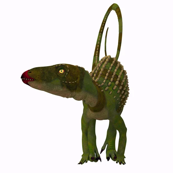 白地スクテロサウルス恐竜 — ストック写真