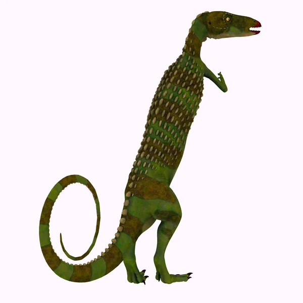 Cauda de dinossauro Scutellosaurus — Fotografia de Stock