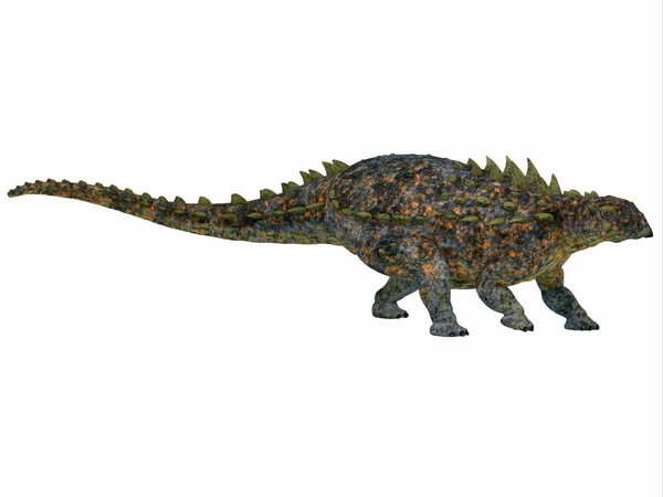 Polacanthus dinozor yan profili — Stok fotoğraf