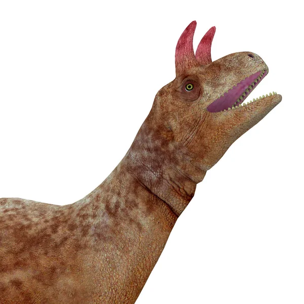 Shringasaurus-dinosaurus hoofd — Stockfoto