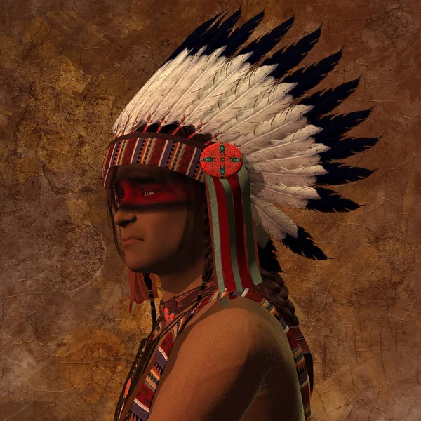Indian Chief Portrait