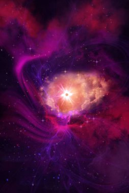Nebula in Space clipart