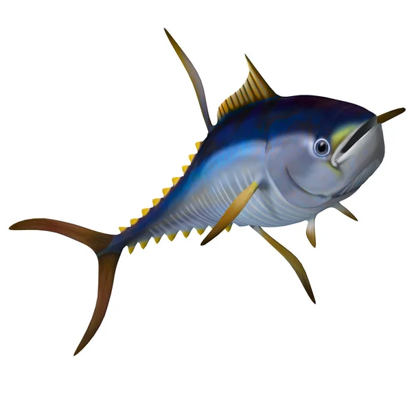 Ocean Yellowfin Tuna — 스톡 사진