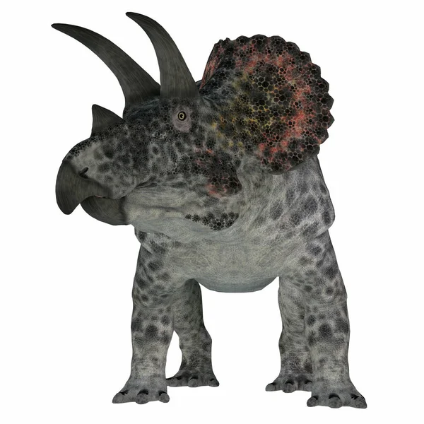 Triceratops Kretase Döneminde Kuzey Amerika Yaşamış Otçul Bir Ceratopsian Dinozoruydu — Stok fotoğraf