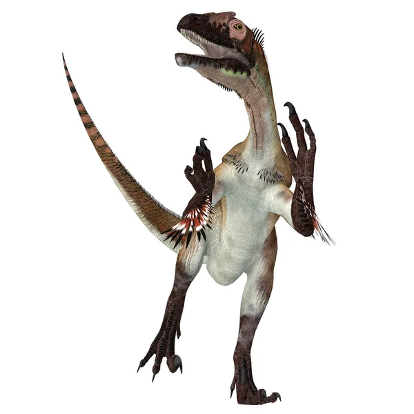 Utahraptor Byl Masožravý Dinosaurus Který Žil Utahu Spojených Státech Během — Stock fotografie