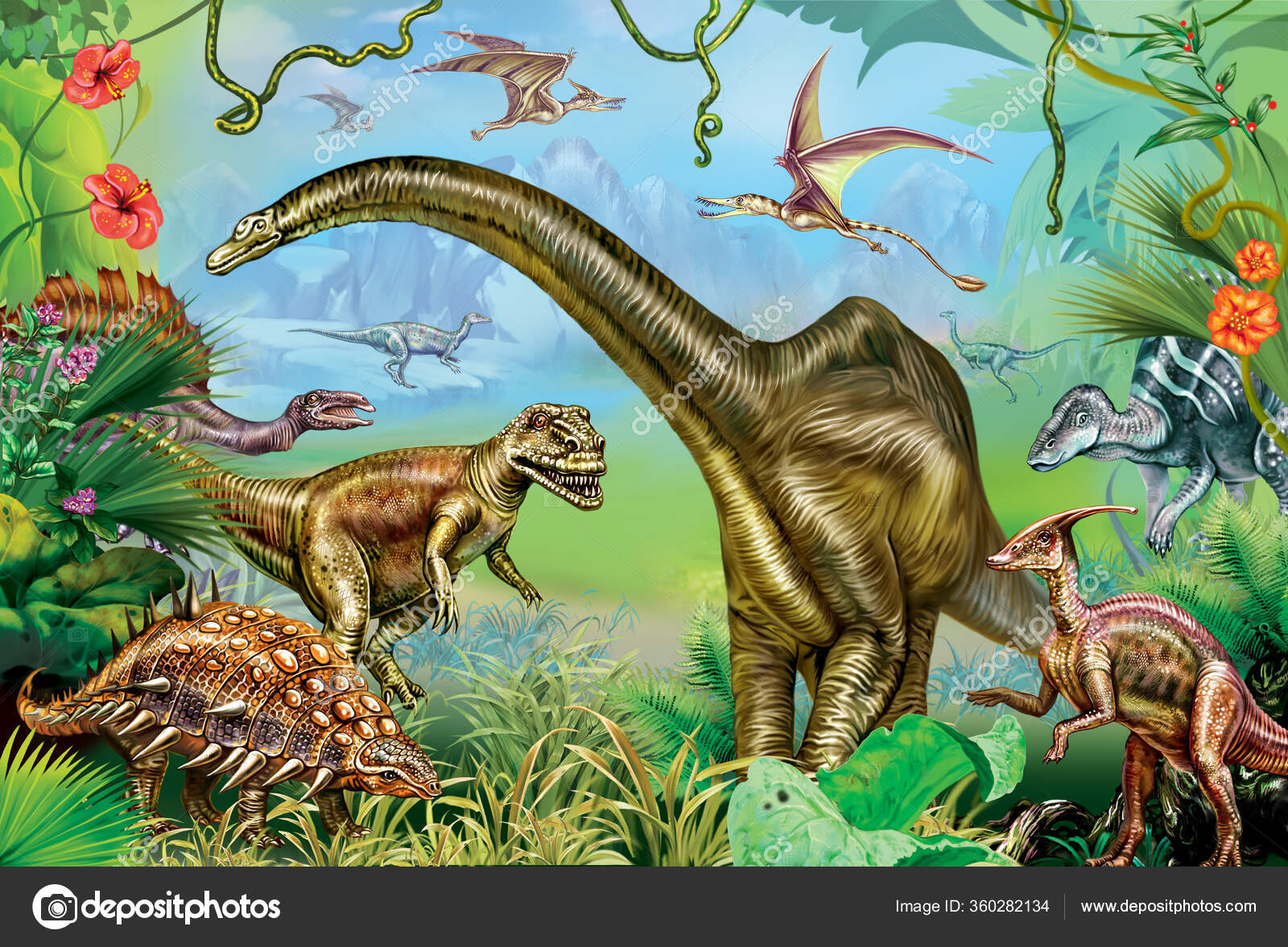 Dinosaurios carnívoros fotos de stock, imágenes de Dinosaurios carnívoros  sin royalties | Depositphotos