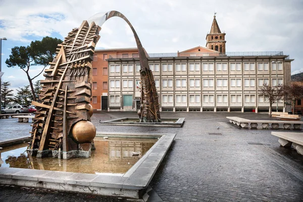 Tivoli Italie Février 2015 Arc Des Pères Fondateurs Sur Piazza — Photo