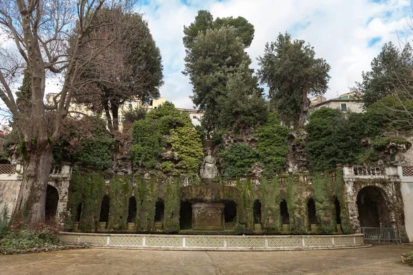 Fountain Belsejében Gyönyörű Villa Este Tivoli Egy Város Róma Közelében — Stock Fotó