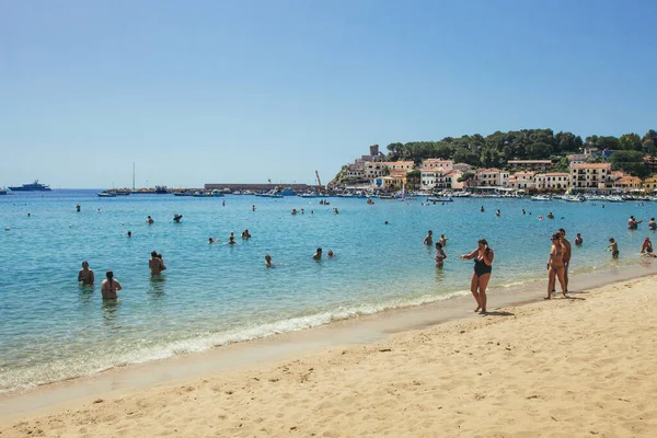 Procchio Italia Junio 2016 Playa Costa Procchio Isla Elba Italia — Foto de Stock