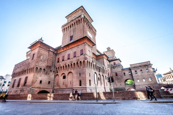 Ferrara Italia Abril 2018 Castello Estense Ferrara Italia Castillo Medieval — Foto de Stock