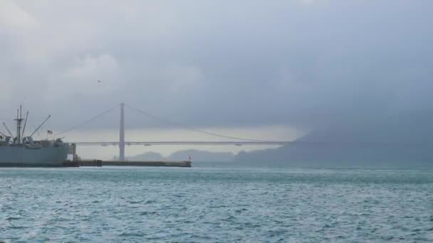 Golden Gate Bridge. California, USA — Stock Video