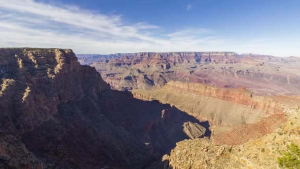 Güneşli günde Büyük Kanyon. Arizona, Usa — Stok video