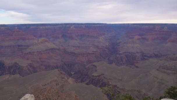 De Grand Canyon. Zuidelijke rand. Arizona, Verenigde Staten — Stockvideo