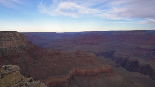 De Grand Canyon. Zuidelijke rand. Arizona, Verenigde Staten — Stockvideo