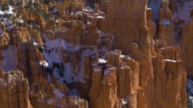 Paria Manzarası. Bryce Kanyonu, kışın. Utah, ABD