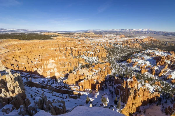 Park Narodowy Bryce Canyon w zimie. Utah, USA — Zdjęcie stockowe
