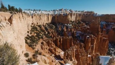 Paria Manzarası. Bryce Kanyonu, kışın. Utah, ABD