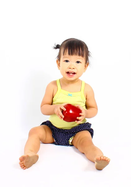 Retrato de pouco bonito asiático bebê . — Fotografia de Stock