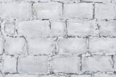 Beyaz tuğlalı duvar dokusu. Duvar tuğlası arkaplanı