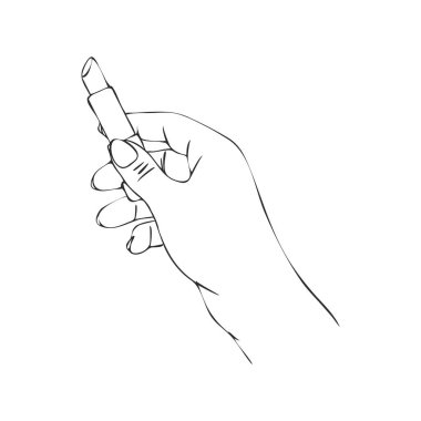 ruj tüp vektör yardım