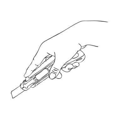 kesici bıçak vektör yardım