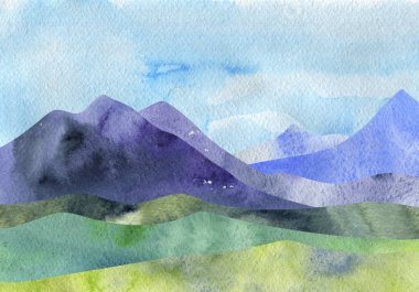 suluboya dağ manzarası