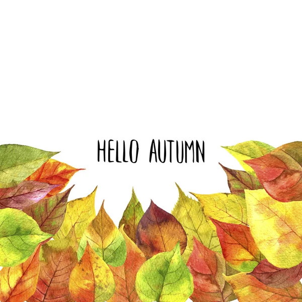 Sonbahar yapraklı arkaplan