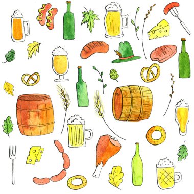 Oktoberfest doodle ayarla