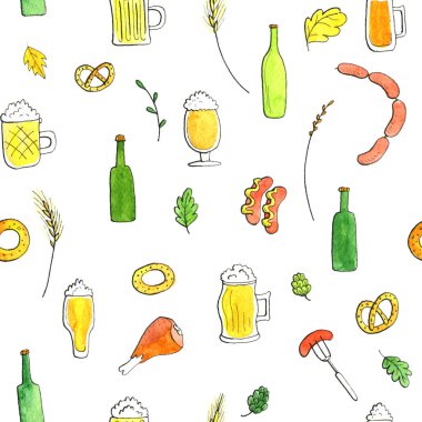 Oktoberfest seamless modeli