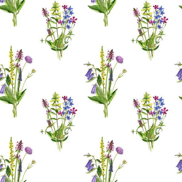 Çiçekler ve bitkilerle kusursuz desen