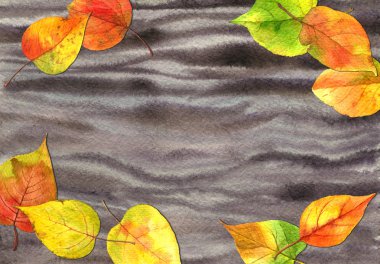 Sulu Boya ahşap doku