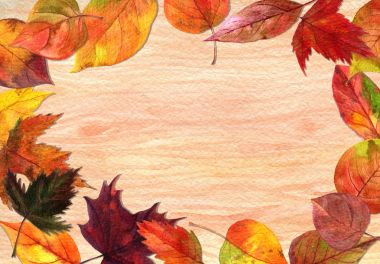 Sulu Boya ahşap doku