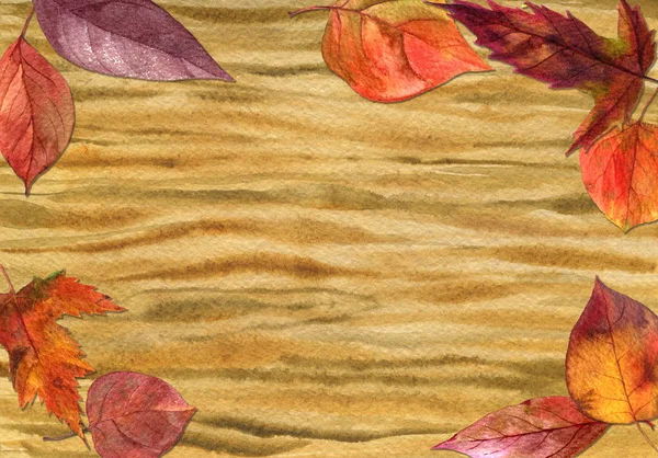 Sulu Boya ahşap doku