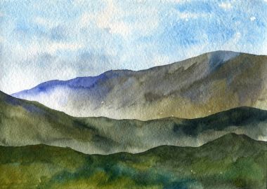 suluboya dağ manzarası