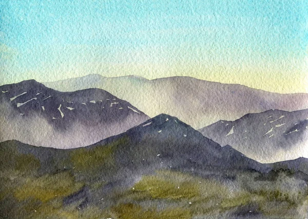 suluboya dağ manzarası