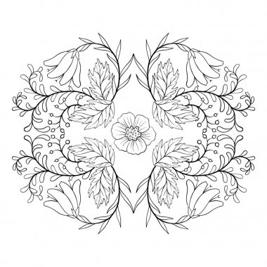 Vector floral kompozisyon