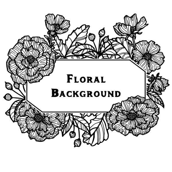 Vintage Vektor florale Komposition — Stockvektor