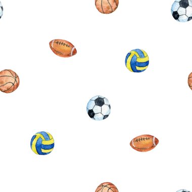 sulu boya topları ile Seamless Modeli