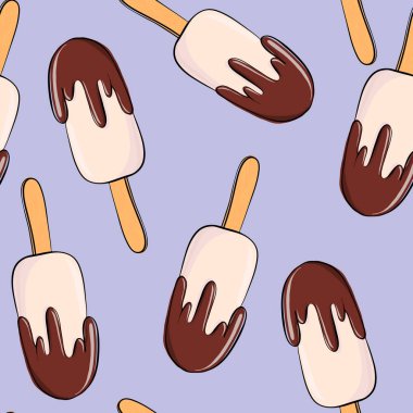 Dondurmalı vektörsüz desen