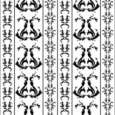 vektör Barok seamless modeli