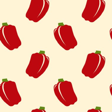 vektör seamless modeli biber ile