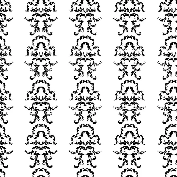 Vector baroque seamless pattern — Stock Vector
