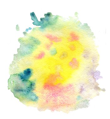 çok renkli suluboya arkaplan, boya lekesi