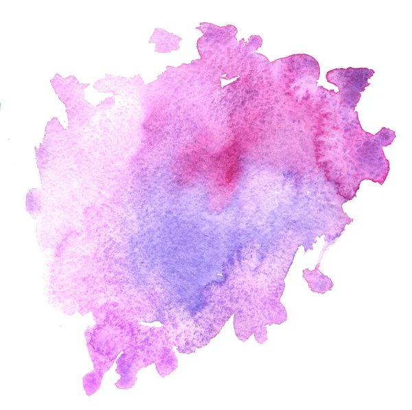 Aquarelle fond rose, tache de peinture — Photo