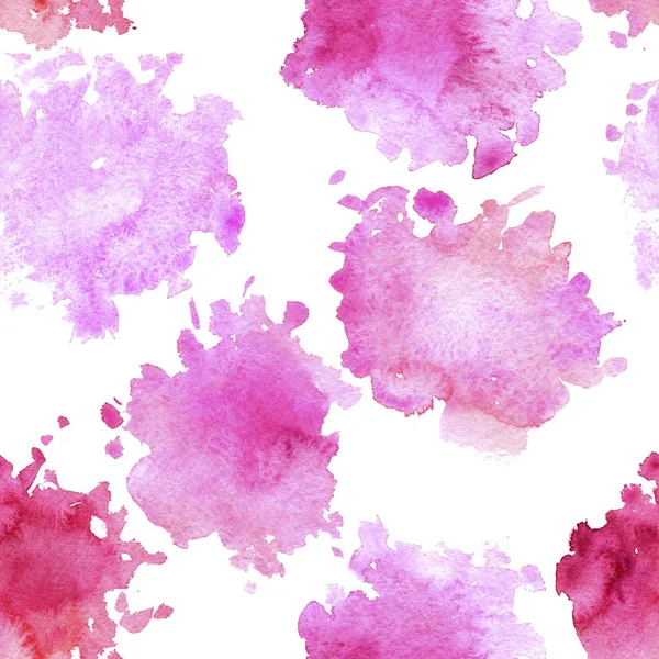 Акварельний рожевий фон, фарба пляма — стокове фото
