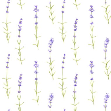 Vahşi bitkiler ve çiçeklerle kusursuz desen